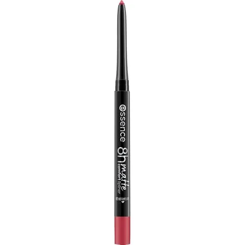 essence 8h MATTE comfort lipliner, Nr. 07, Rot, langanhaltend, sofortiges Ergebnis, matt, vegan, wasserfest, ohne Konservierungsstoffe, ohne Parabene, 1er Pack (0.3g)