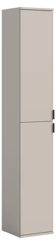 Hochschrank PROJEKT X in Kaschmir (30x193x34 cm) - Hochschrank PROJEKT X in Kaschmir (B/H/T: 30x193x34 cm) für Flur und Büro. Bietet intelligenten Stauraum mit 2 Türen und 4 Einlegeböden. Pflegeleichte Oberflächen und einfache Montage sorgen für Komfort und Stil.