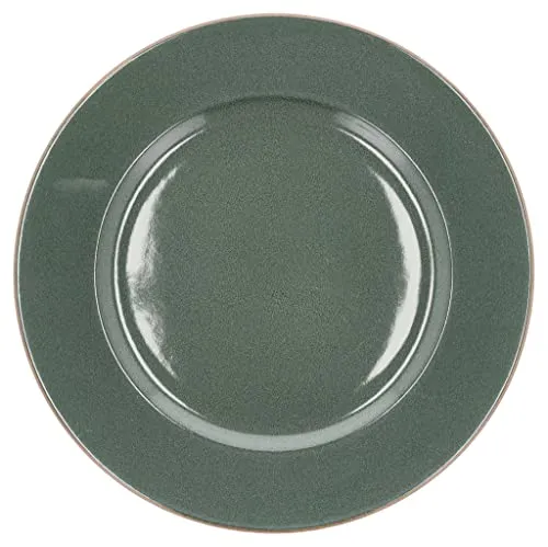 BITZ Speiseteller, Durchm. 27, Höhe 2,5 cm, Wood/Forest in grün von Bitz
