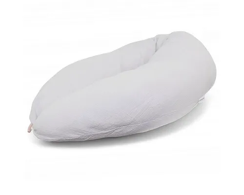 Stillkissen Musselin hellgrau von HOBEA