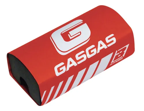 Lenkerpolster GasGas halbrund mit Klettverschluss rot weiss