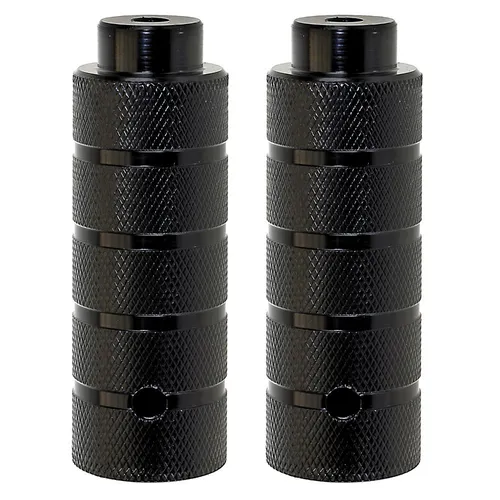 2x BMX Fahrrad Pegs Stahl Fussraster Achsverlängerung Ø 38x110mm für 3/8
