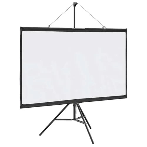 vidaXL Beamer Leinwand mit Stativ 50 Zoll 16:9