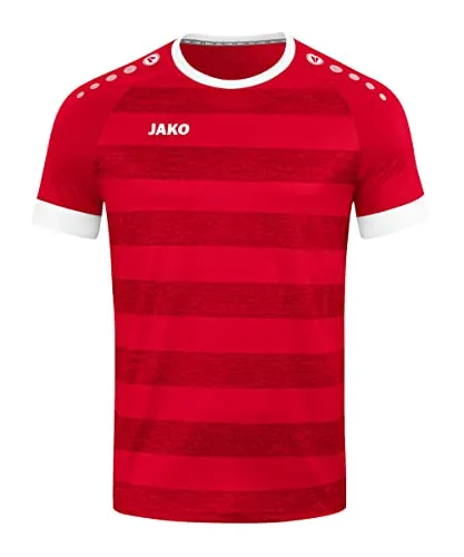 JAKO Kinder Trikot Celtic Melange (Kurzarm) Sportrot, Größe 116 - Sportuniformen, stylisches Design in Sportrot, ideal für junge Sportler und perfekt für Training oder Freizeit.