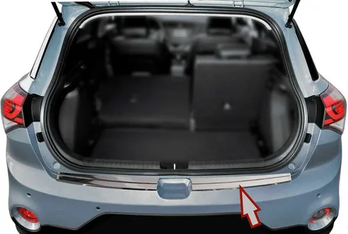 RECAMBO Ladekantenschutz für HYUNDAI i20 II ACTIVE - Abdeckblenden für optimalen Schutz des Ladebereichs. Der hochwertige V2A Edelstahl sorgt für eine edle Optik und perfekte 3D-Passform. Einfache Montage mit Spezialklebeband - für langlebigen Schutz vor Kratzern und Witterung.