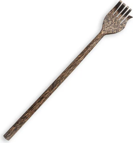 Rückenkratzer aus Holz - Kratzhilfe für entspannende Massage - Sonstige Massagegeräte, ca. 41 cm lang mit einer praktischen Kratzhand für mühelose Rückenmassage und Entspannung.