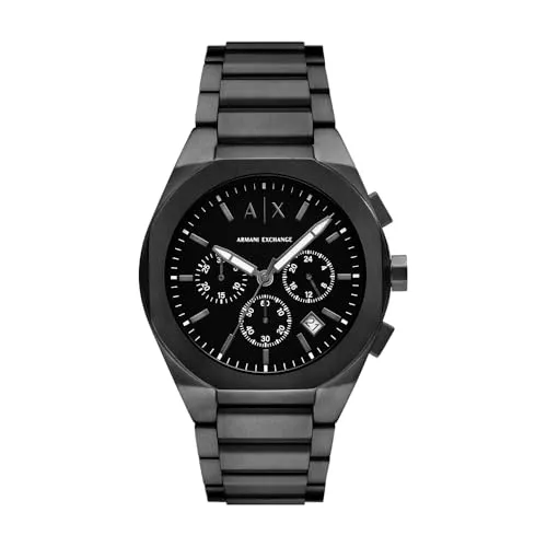 Armani Exchange Watch AX4183 - Elegante Herrenarmbanduhr - Armbanduhren für Herren mit 42-mm-Gehäuse, wasserdicht bis 50 m und stilvollem Edelstahlband, ideal für jeden Anlass.