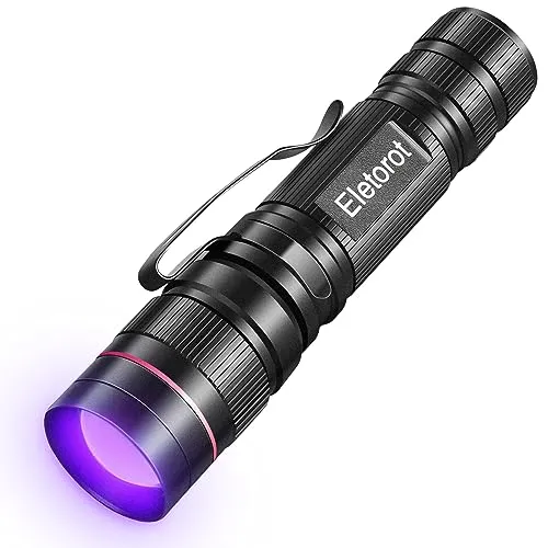 Eletorot UV Taschenlampe LED 395nm – Fokussierbar & 3 Modi