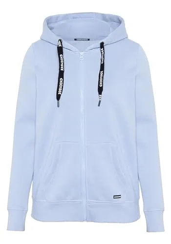 Chiemsee Sweatjacke mit Kapuze und Logo-Band