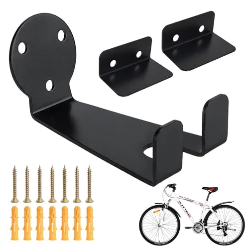Fahrrad-Wandhalter Pedalaufhängung,Fahrradhalter, Fahrrad Wandhalterung, Kleiderbügel zur Wandmontage von Fahrrad-Fahrradpedalen für Garagenwand für Plattformpedal, Klickpedal, Hybridpedal