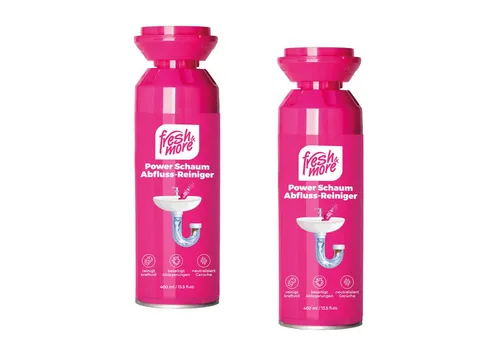 fresh & more Power Schaum Abflussreiniger 400ml von fresh & more