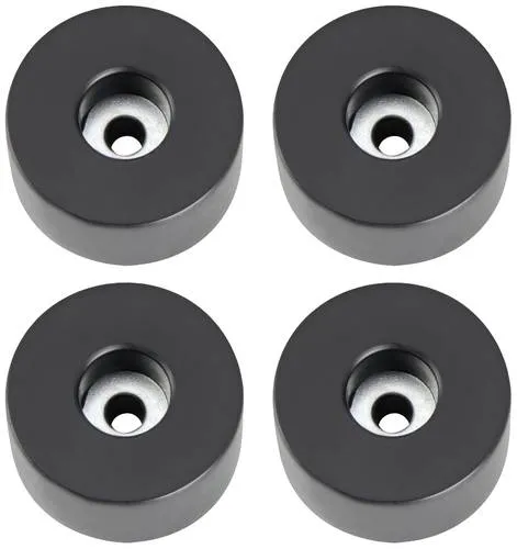 Adam Hall 4909 M4AH Gummifuß-Set 4St. in schwarz von Adam Hall