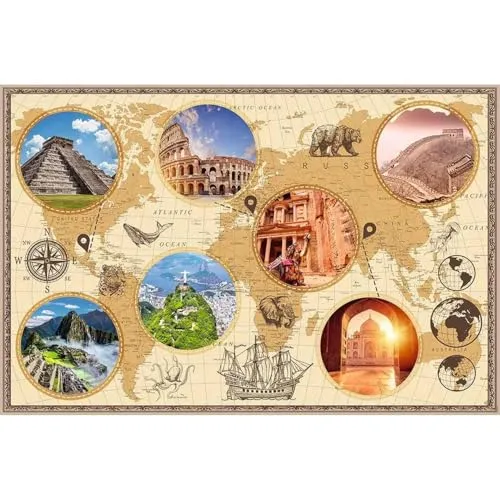 Nathan 12001548 Puzzle 3000 Teile – Wunder der modernen Welt – Erwachsene und Kinder ab 14 Jahren – Premium-Puzzle – perfekte Integration – Escape Collection