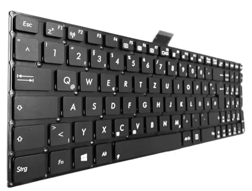 T-ProTek DEUTSCHE - Tastatur Keyboard ohne Rahmen Version 4 kompatibel für ASUS R509