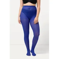 Ulla Popken Feinstrumpfhose Strumpfhose 40 DEN Mikrofaser-Komfort blau 58/60