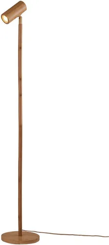 GOOD&MOJO Stehlampe JAVA, LED wechselbar beige - Elegante Stehlampe aus Bambus, 1-flammig und dimmbar über Wanddimmer, ideal für stimmungsvolle Beleuchtung in Wohnräumen.