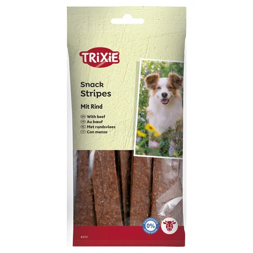 Trixie Stripes Rind 100 g, Hundesnack, NEU