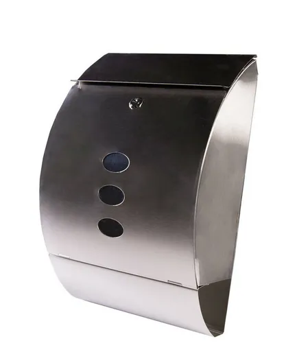 Steelboxx Edelstahl Briefkasten mit Zeitungsfach