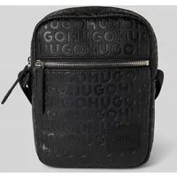 Hugo Ethon 2.0 Umhängetasche schwarz 50547249-001 - Herren-Nachtwäsche: Stilvolle Umhängetasche aus hochwertigem Lederimitat, ideal für den modernen Mann, der Wert auf Funktionalität und Design legt.