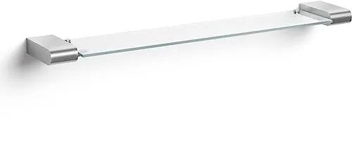 ZACK ATORE Badablage - Elegante Badablage für Wandmontage, flexibel zum Schrauben oder Kleben, perfekt für ein aufgeräumtes Badezimmer