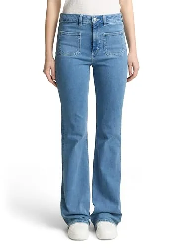 TOM TAILOR Denim TTAVA Flared Jeans von Tom Tailor