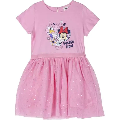CERDÁ LIFE'S LITTLE MOMENTS Mädchen Minnie Mouse Kinderkleid Dress, Rosa, 4 Jahre EU