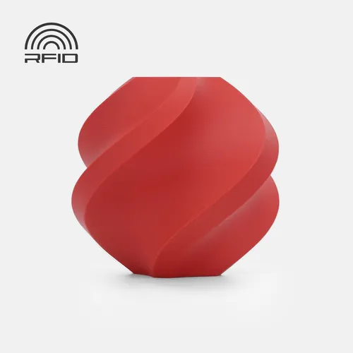 Bambu Lab PLA Matte Scarlet Red 1.75mm - Zubehör für 3D-Drucker mit matten Oberflächen für makellose Drucke. Ideal für Einsteiger und bietet hohe Druckqualität sowie RFID für einfaches Drucken.