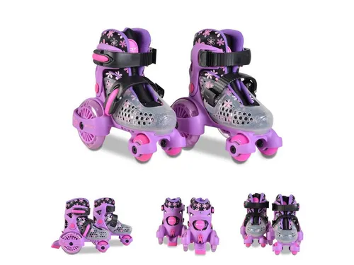 Byox Rollschuhe Beetle Größe XS 26-29 - Kinder-Scooter & Roller: Ideal für Anfänger ab 3 Jahren, mit sicheren PU-Rollen und ABEC-5 Lagern für ein sanftes Fahrerlebnis.