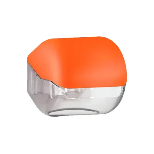 ReinigungsBerater MP619 Color Edition Toilettenpapierspender Mini, orange Softtouch für Standardrollen oder Einzelblatt Toilettenpapier A61900AR