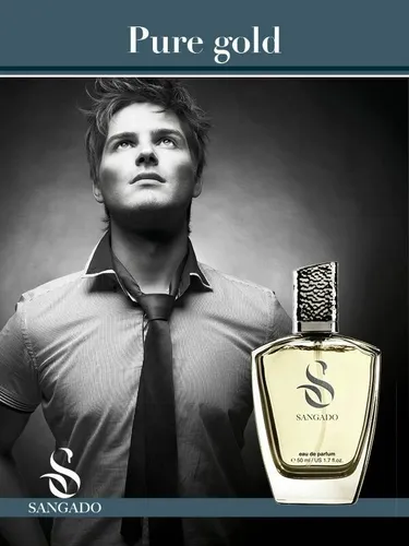 Sangado 624 Pur Gold Eau de Parfum for Men 50ml 12 Hours Longevity