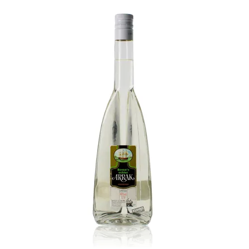 Bovens Echter Arrak 0,7l 40% - Hochwertige Spirituose - Genießen Sie den Bovens Echter Arrak in einer 0,7l Flasche mit 40% vol. Alkohol. Ideal für Cocktails oder pur, überzeugt dieser Arrak mit seinem einzigartigen Geschmack.