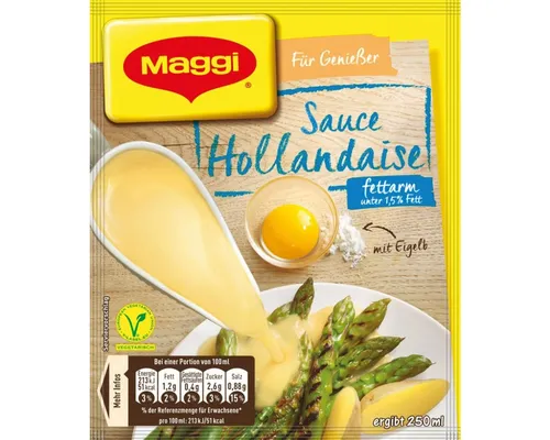 MAGGI Saucen, Maggi Für Genießer Sauce Hollandaise fettarm cremig und leicht 31g