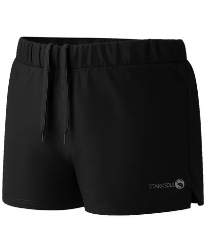 Herren Laufshorts mit Innenslip und Taschen – Schwarz (Gr. XXL) - Aktive Herren Laufshorts aus atmungsaktivem Funktionsmaterial, leicht und schnelltrocknend – ideal für Laufen, Training und Fitness mit durchdachten Taschenlösungen.