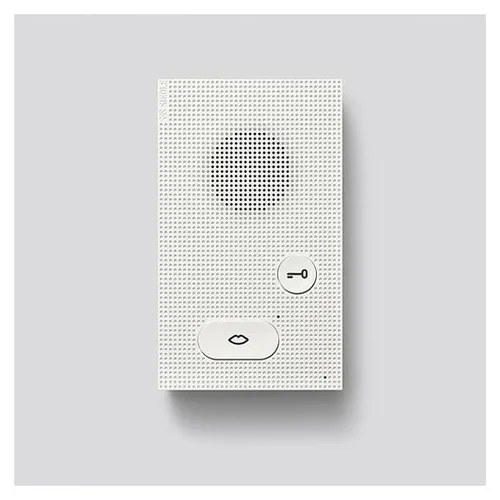 SIEDLE AIB 150-01 - Audio-Innenstation Siedle Basic, kompakte Größe 79 x 133 x 23 mm, elegantes Signalweiß für moderne Haus-Alarmanlagen