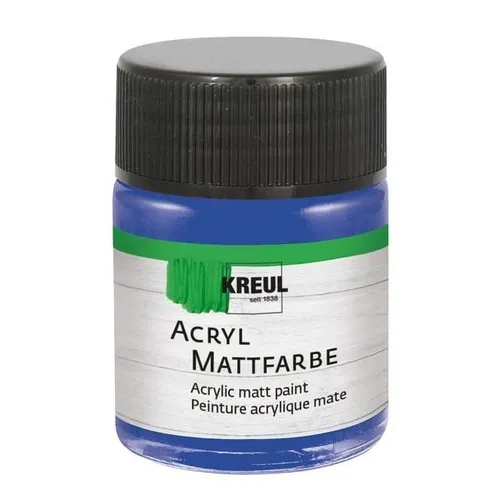 Kreul Acryl Mattfarbe blau 50ml 100ml/7,18 Euro