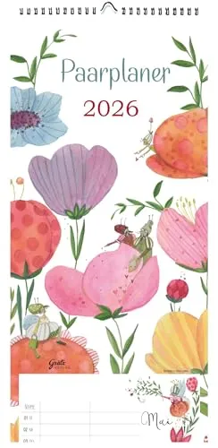 Paarplaner Blumen 2025: Tropical Paradise - Digitale Kunst: Stilvoller Paarplaner im tropischen Design für eine inspirierende Planung Ihres gemeinsamen Lebens.