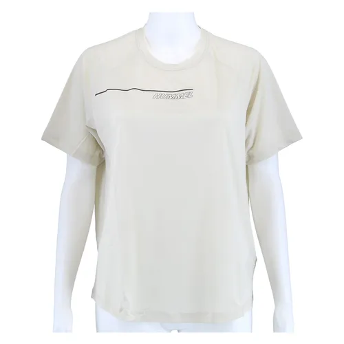 hummel Trainings-Shirt hmlCOURT Light Weight (atmungsaktiv, leicht) beige Damen, Größe: L