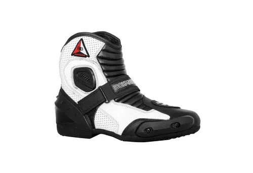 BOHMBERG Motorradstiefel aus echtem Leder / Herren / Motorradstiefel