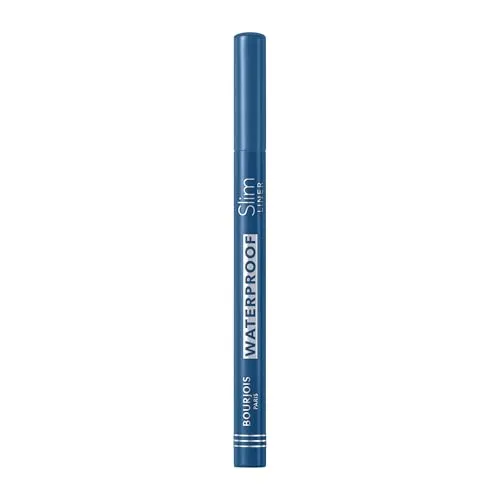 Bourjois Liner Slim Waterproof Eyeliner, hochpigmentiert, ohne Verschmieren, schnell trocknend, 1 ml, Blue Electric IV