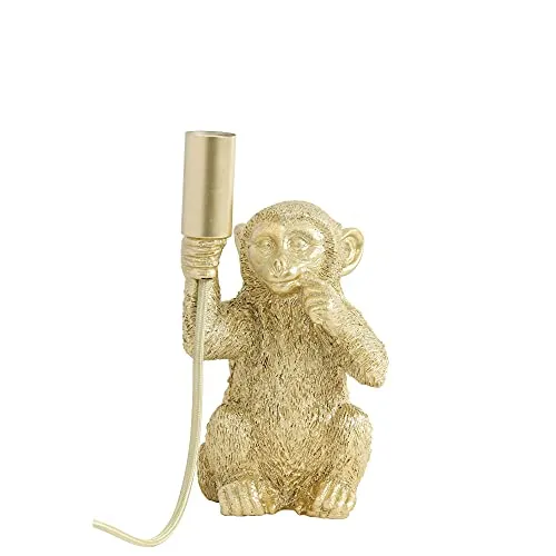 Light & Living Tischlampe Monkey in gold von Light & Living