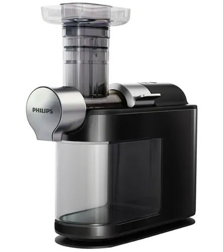 Philips Saftpresse HR1949/20 - 200W Slow Juicer mit 1L Behälter, Quick Clean Technologie und HomeID-Rezepte-App für gesunde Säfte in Minuten