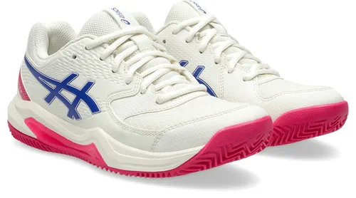 ASICS Damen Tennisoutdoorschuhe GEL-DEDICATE 8 CLAY - Laufschuhe für Tennis, bieten optimale Stabilität und Flexibilität für dein Spiel. Mit Kunstleder-Overlays und TRUSSTIC System für sicheren Halt bei schnellen Bewegungen.
