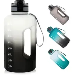 Wasserflasche 2,2L Sport mit Griff und Zeitmarkierung - Praktische 2,2L Wasserflasche für Sport und Alltag. Mit stabilem Griff und Zeitmarkierungen für optimale Hydration. BPA-frei und langlebig – ideal für dein Training oder im Büro.