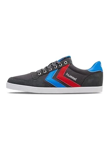 hummel Schnürsenkel Sneaker Slimmer Erwachsene - Herren-Sneaker aus echtem Wildleder mit Gummi-Außensohle für optimalen Tragekomfort und stylisches Design.
