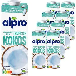 Alpro® ORIGINAL Kokosnussdrink 8x 1,0 l