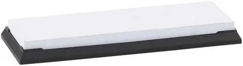 TokioKitchenWare Nassschleifsteine: Wasser-Schleifstein für Messer, mit rutschfestem Halter, Körnung 3000 (Schleifstein Damast-Messer, Japanische Wasserschleifsteine, Schleifscheiben)