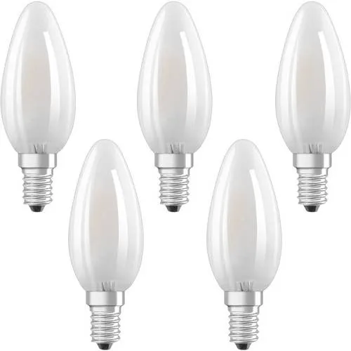 OSRAM HOMELIGHTING 4058075090682 LED EEK E (A - G) E14 Kerzenform 4.2 W = 40 W Warmweiß (Ø x L) 35 mm x 100 mm Filament 5 St.