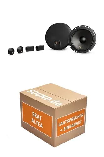JUST SOUND best choice for caraudio Lautsprecher Boxen Einbaupaket für Infinity Alpha 603C kompatibel mit Seat Altea vorne | 90Watt RMS