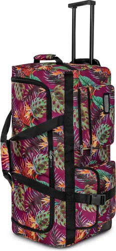 normani Reisetasche mit 3 Rollen, 80 Liter Trolley - Geräumige Reisetasche mit 80 Litern Volumen, ideal für den Urlaub. Mit leichtgängigen Rollen und versenkbarem Trolleygriff für optimalen Komfort. Robustes, wasserabweisendes Material sorgt für eine lange Lebensdauer.
