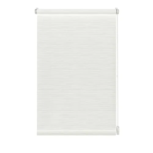 Gardinia EASYFIX Rollo mit dezenten Streifen, 120 x 150 cm - Seitenzug- & Springrollos, blickdicht und lichtdurchlässig, einfach zu montieren ohne Bohren, ideal für Fensterflügel von 15-22 mm Dicke, sicher für Kinder.